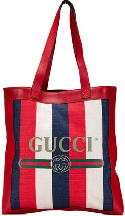 Gucci Pre-owned Gucci Canvas Sylvie Baiadera Tote 523781 493075