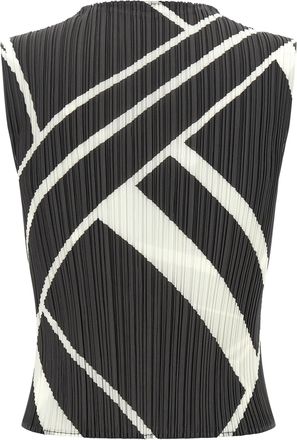 Pleats Please Issey Miyake Fold Line Blouse - Charcoal Grey