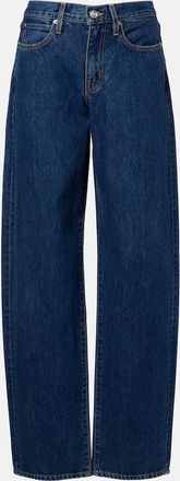 Slvrlake Denim Tess Long low-rise barrel-leg jeans