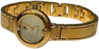 Givenchy Pre-owned 4G Monogram Quartz Horloge - Dames - Vintage Horloges - Geel - ONE Size - Vintage