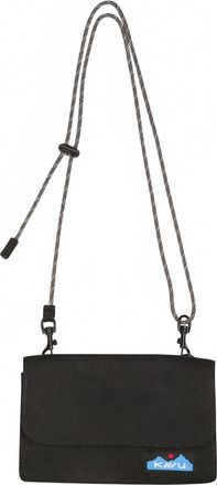 Kavu Womens Islamorada Crossbody Wallet In Black