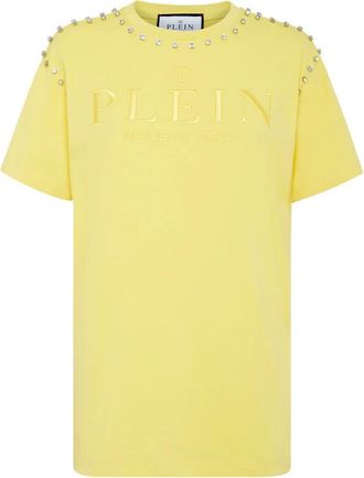 Philipp Plein Dames, Tops, Geel, Maat: L Katoen