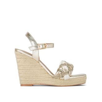 Carvela Womens Maiella Wedge Heels - Gold - Size UK 9