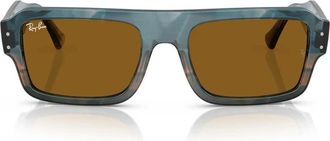 Ray-Ban Rb 4454 Lukas Zonnebrillen - unisex - Zonnebrillen - Blauw - 53 MM - Accessoires