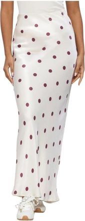 Modstr&ouml;m Rokken, Dames, Wit, S, Vanjamd Print Skirt