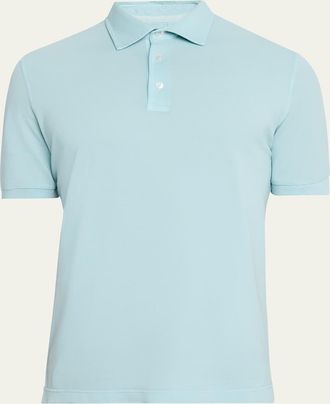 Fedeli Mens Pique Polo Shirt