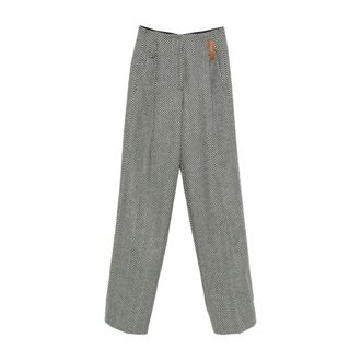 Forte_Forte Wide Trousers, female, Gray, Size: XS My Pants