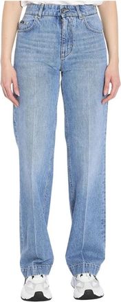 Dolce & Gabbana Stijlvolle Broeken voor Mannen en Vrouwen - Dames - Regular Fit Jeans - Blauw - L - Jeans