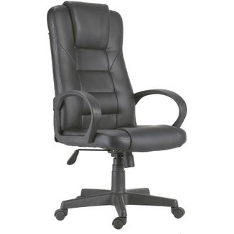Home Heavenly Home Heavenly - Silla De Oficina Abogat Silla Giratoria Regulable En Altura Con Palanca Manual. Color: Negro