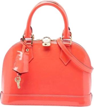 Louis Vuitton Pre-owned Handbags, female, Orange, Size: ONE SIZE Pre-owned Alma BB