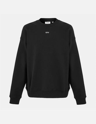 Off-white Mens Skate Crew Neck Drop Shoulder Sweatshirt - Black/Multi - Size: 40