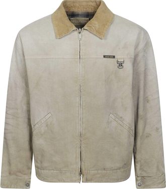 Golden Goose Raul Vintage Cotton Corduroy Collar Jacket