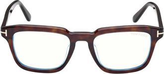 Tom Ford FT6032-F-B052 Dark Havana Full Rim Eyeglasses - Brown