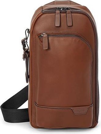 Tumi Gregory Sling Handbags Cognac, Leather/Nylon