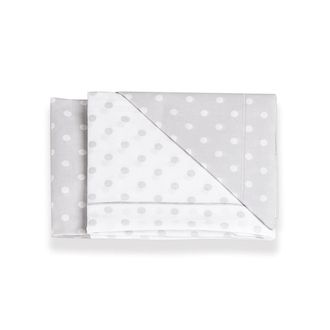 OEM Italbaby Juego De S&aacute;banas Para Cuna Next2me Pois Gris 3 Pz Algod&oacute;n 100%