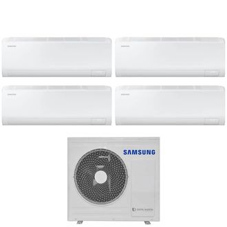 Samsung Cuatro Split Inverter Aire Acondicionado Cebu Serie 7+7+12+12 Btu Con Aj080txj4kg R-32 Wi-fi Integrado 7000+7000+12000 - Nuevo - Samsung
