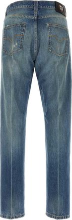 Versace Mens Denim Jeans 1d800mediumblue Cotton