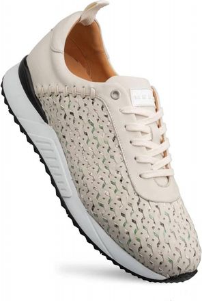 Mezlan Mens Plata Laser-Cut Sneaker In Celery/multi