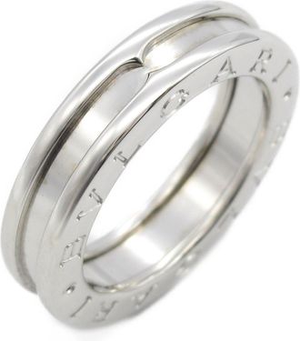 Bulgari B.Zero1 Silver White Gold (18K) Band Ring (Pre-Owned)