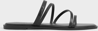 Charles & Keith Lliana Strappy Slide Sandals