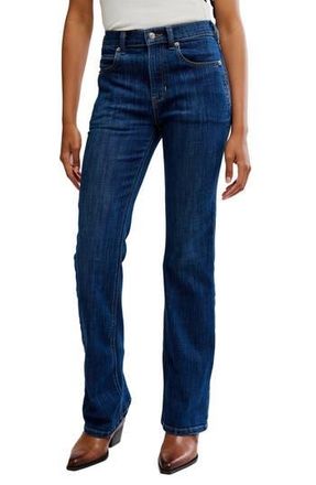 Free People Double Knot High Waist Straight Leg Jeans in Aegean at Nordstrom Rack, Size 25