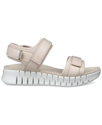 Ecco Womens Gruuv Sol Sandals In Limestone