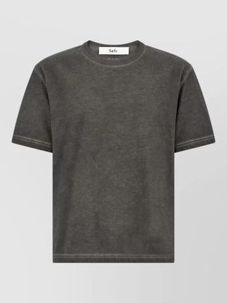 S&eacute;fr mauro crew neck plain short sleeve t shirt