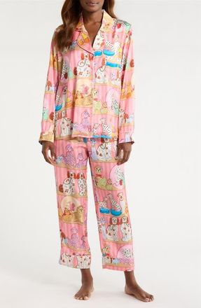 Karen Mabon Dog Collector Pajamas in Pink at Nordstrom, Size X-Small