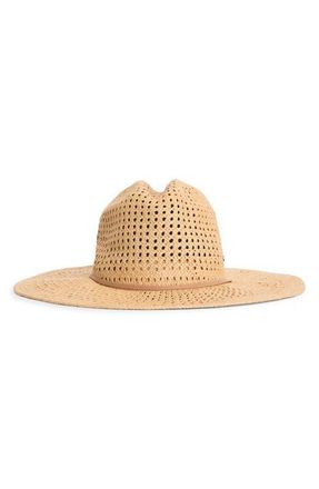 Barbour Gabby Fedora Hat in Natural at Nordstrom, Size Large