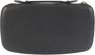 Louis Vuitton Pre-owned Clutches, male, Black, Size: ONE SIZE Pre-owned Long Wallet (Bi-fold)