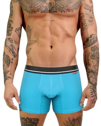 Mosmann Mens Ultra-Soft Boxers in Light Blue at Nordstrom, Size Small Au