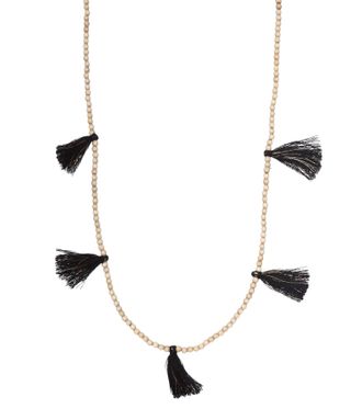 Sab & Sab Sautoir Mini Ines Pompon Lurex