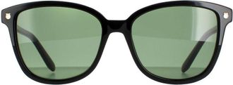 Ferragamo Square Womens Black Green SF815S - One Size