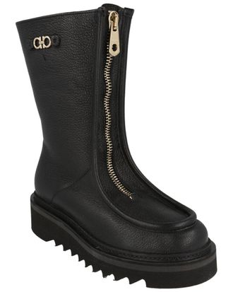 Ferragamo Eurialo F Leather Boot