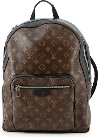 Louis Vuitton Monogram Macassar Bordeaux Monogram Macassar Backpack (Pre-Owned)