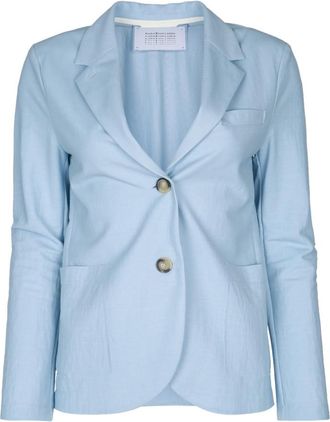 Harris Wharf London Light Blue Single Breasted Blazer