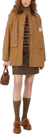 Weekend by Max Mara Wool and Alpaca Jacquard Gilet - Camel