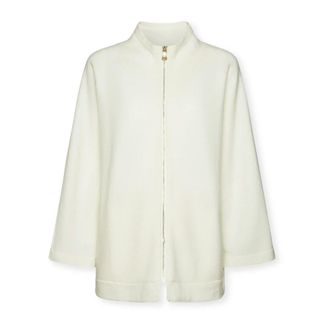 Elena Miro Truien & Vesten, Dames, Wit, S, Wol, Wollen vest