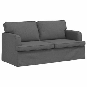 vidaXL Sof&aacute; Gris Oscuro 162 X 80 X 85 Cm Tela Vidaxl