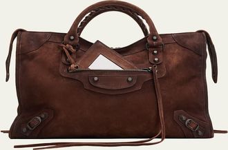 Balenciaga Le City Medium Leather Tote Bag