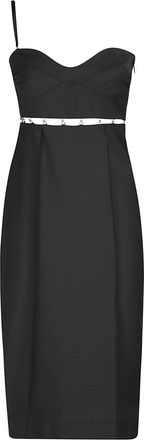 ANNA OCTOBER Mid-Length Sheath Dress With Sweetheart Neckline