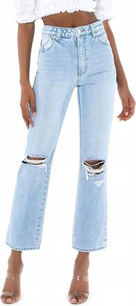 Rolla's Original High Rise Straight Leg Jeans In Sunbleach Worn