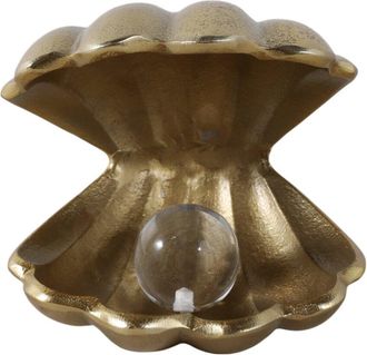Sagebrook Home 5In Clam With Acrylic Pearl