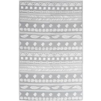 vidaXL Alfombra De Exterior Arakil Gris 160x230 Cm Pp Vidaxl