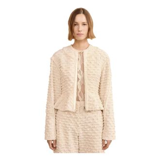 Ulla Johnson Dames, Truien, Beige, Maat: XS Katoen