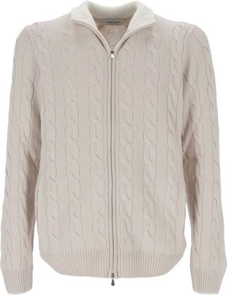 Gran Sasso Maglione a trecce in misto lana - Toni neutri