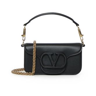 Valentino Garavani Bolso de hombro peque&ntilde;o Loc&ograve; - Bags - Mujer - Negro - ONE SIZE