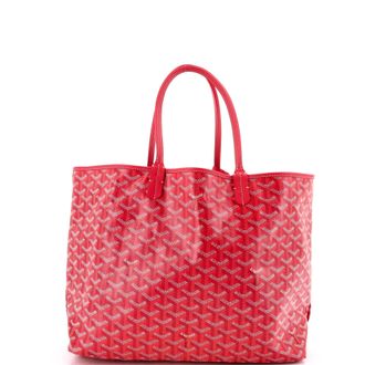 Goyard Saint Louis Reversible Tote Coated Canvas and Printed Canvas PM