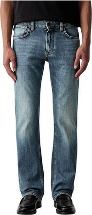 Emporio Armani Straight Jeans - Heren - Regular Fit Jeans - Blauw - W38 - Katoen - Jeans