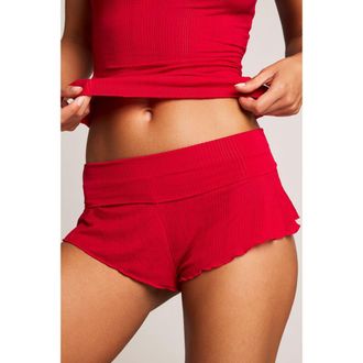 Negative Underwear Whipped Mini Short in Cerise at Nordstrom, Size Xx-Large